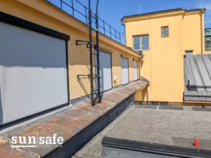 Vertikalmarkiser installerade projekt norrköping