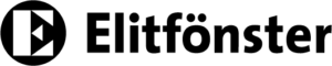 Elitfönster logo svart